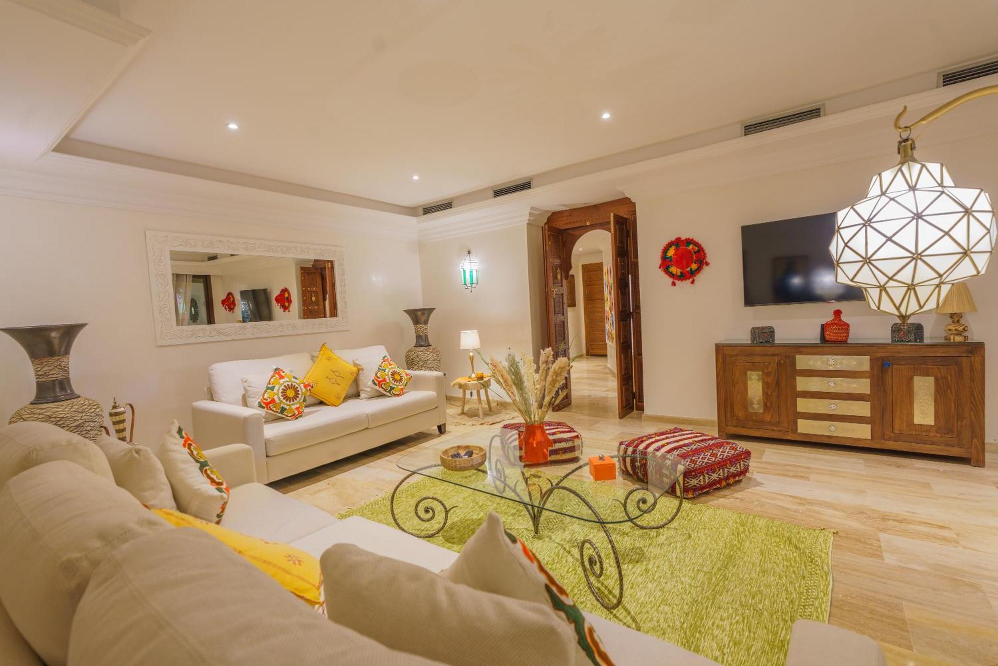 Apartmán Luxueux 138 M2 Avec Piscine Marakéš Exteriér fotografie
