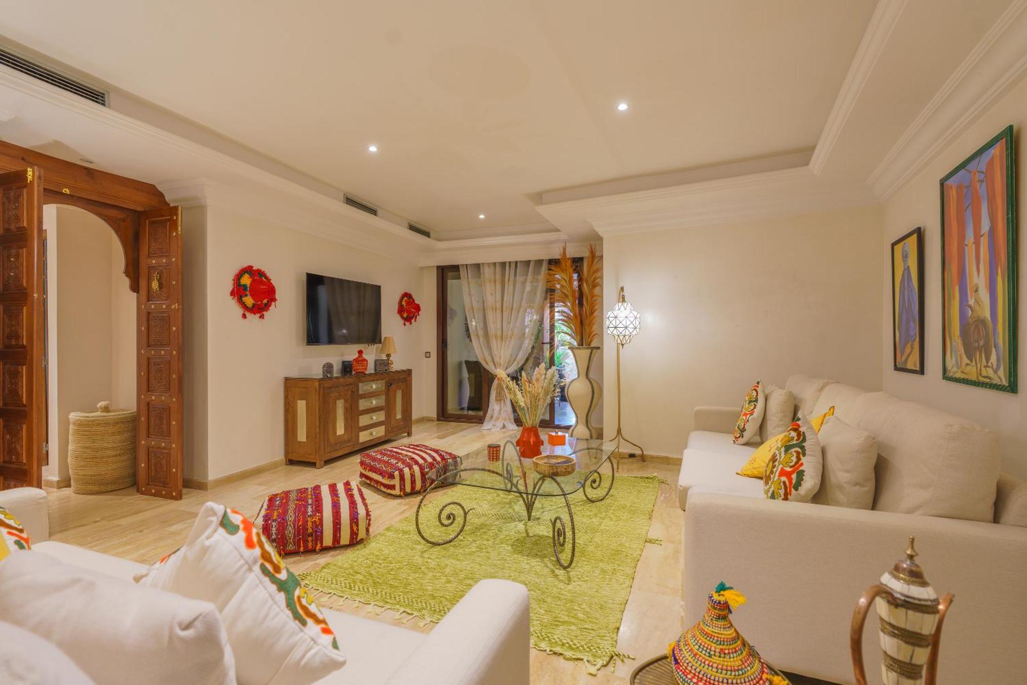 Apartmán Luxueux 138 M2 Avec Piscine Marakéš Exteriér fotografie